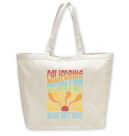 SF Mercantile CA Sun & Surf Custom Totes