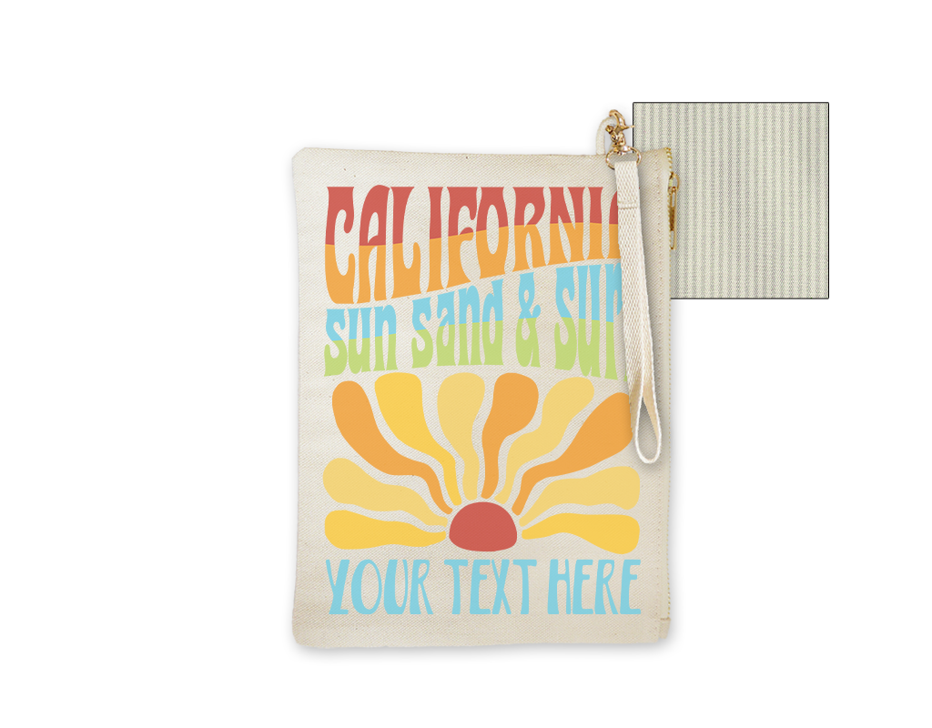 SF Mercantile CS - Custom Pouches Lined Zipper Pouch with Handle