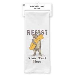 SF Mercantile CA Resist Bear Custom Flour Sack Towel