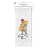 SF Mercantile CA Firefighter Bear Custom Flour Sack Towel