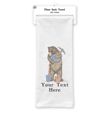 SF Mercantile Miner Bear Custom Flour Sack Towel