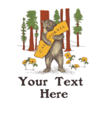 SF Mercantile Redwoods Bear Custom Unisex Pullover Hoodie