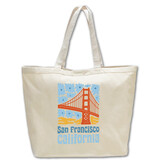SF/CA Flower Power Beach Bag