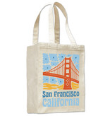 SF/CA Flower Power SM Tote / Book Bag