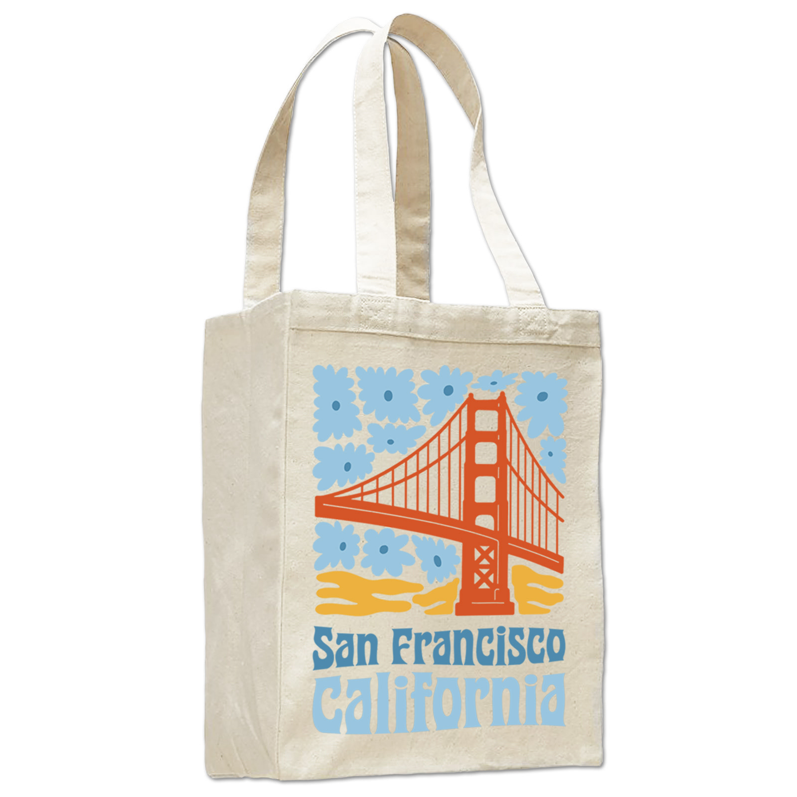 SF/CA Flower Power SM Tote / Book Bag