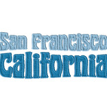 San Francisco Faux Embroidered Cap, Burnt Orange