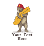SF Mercantile CA Firefighter Bear Custom Women's Tee