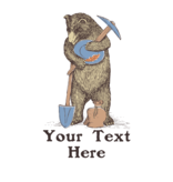 SF Mercantile Miner Bear Custom Women's Tee