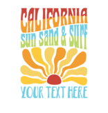 SF Mercantile CA Sun & Surf Custom Women's Tee