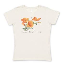 SF Mercantile Vintage Poppies Custom Women's Tee