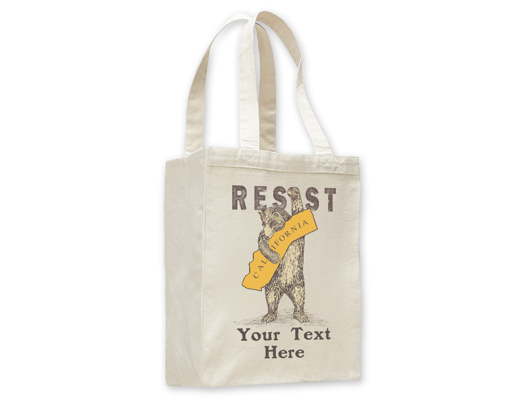 SF Mercantile CA Resist Bear Custom Totes