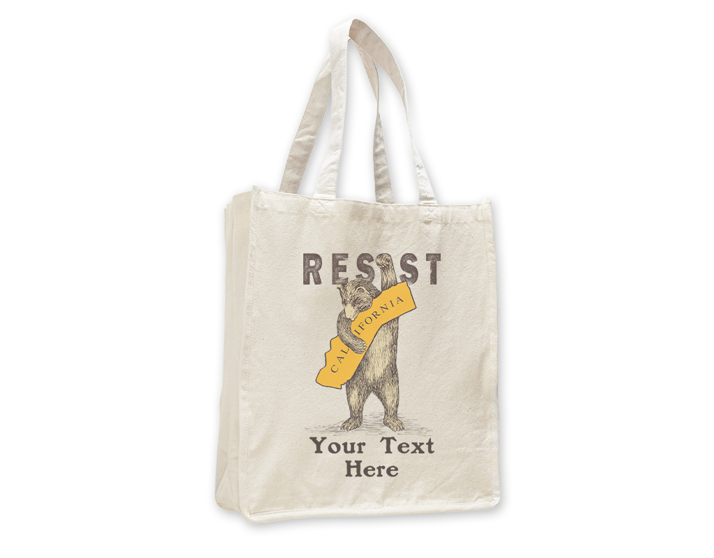 SF Mercantile CA Resist Bear Custom Totes