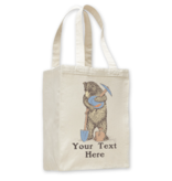 SF Mercantile Miner Bear Custom Totes