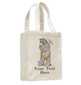 SF Mercantile Miner Bear Custom Totes