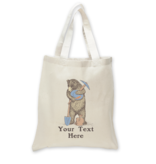 SF Mercantile Miner Bear Custom Totes
