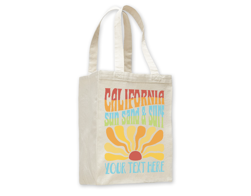 SF Mercantile CA Sun & Surf Custom Totes