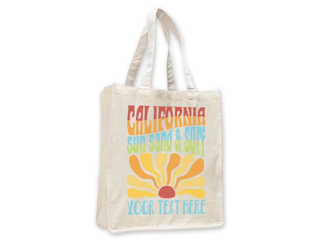 SF Mercantile CA Sun & Surf Custom Totes