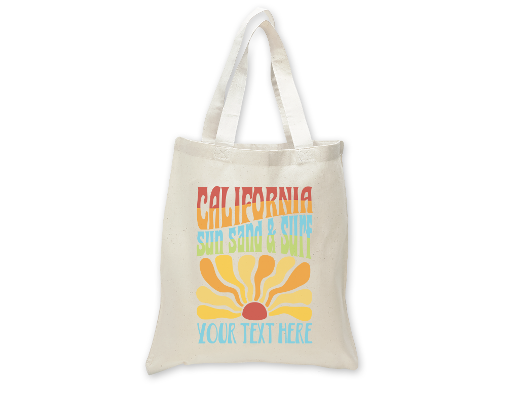 SF Mercantile CA Sun & Surf Custom Totes