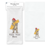 SF Mercantile CA Firefighter Bear Custom Flour Sack Towel