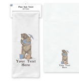 SF Mercantile Miner Bear Custom Flour Sack Towel