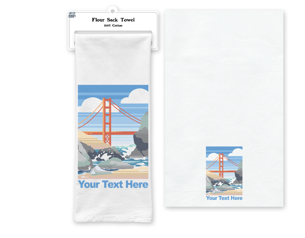 SF Mercantile GGB Horizon Custom Flour Sack Towel