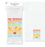 SF Mercantile CA Sun & Surf Custom Flour Sack Towel