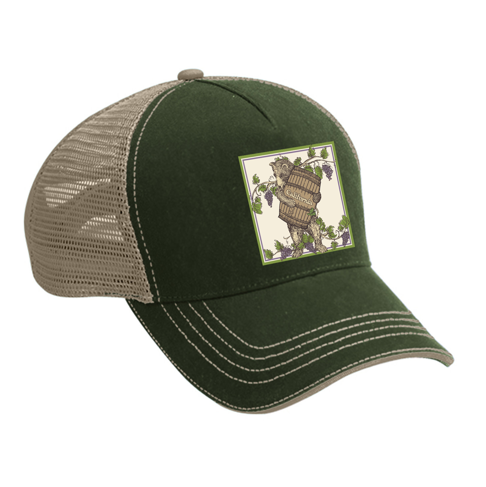 SF Mercantile California Wine Bear Hat