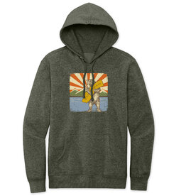 SF Mercantile Mountain Bear Adult Olive Pullover Hoodie