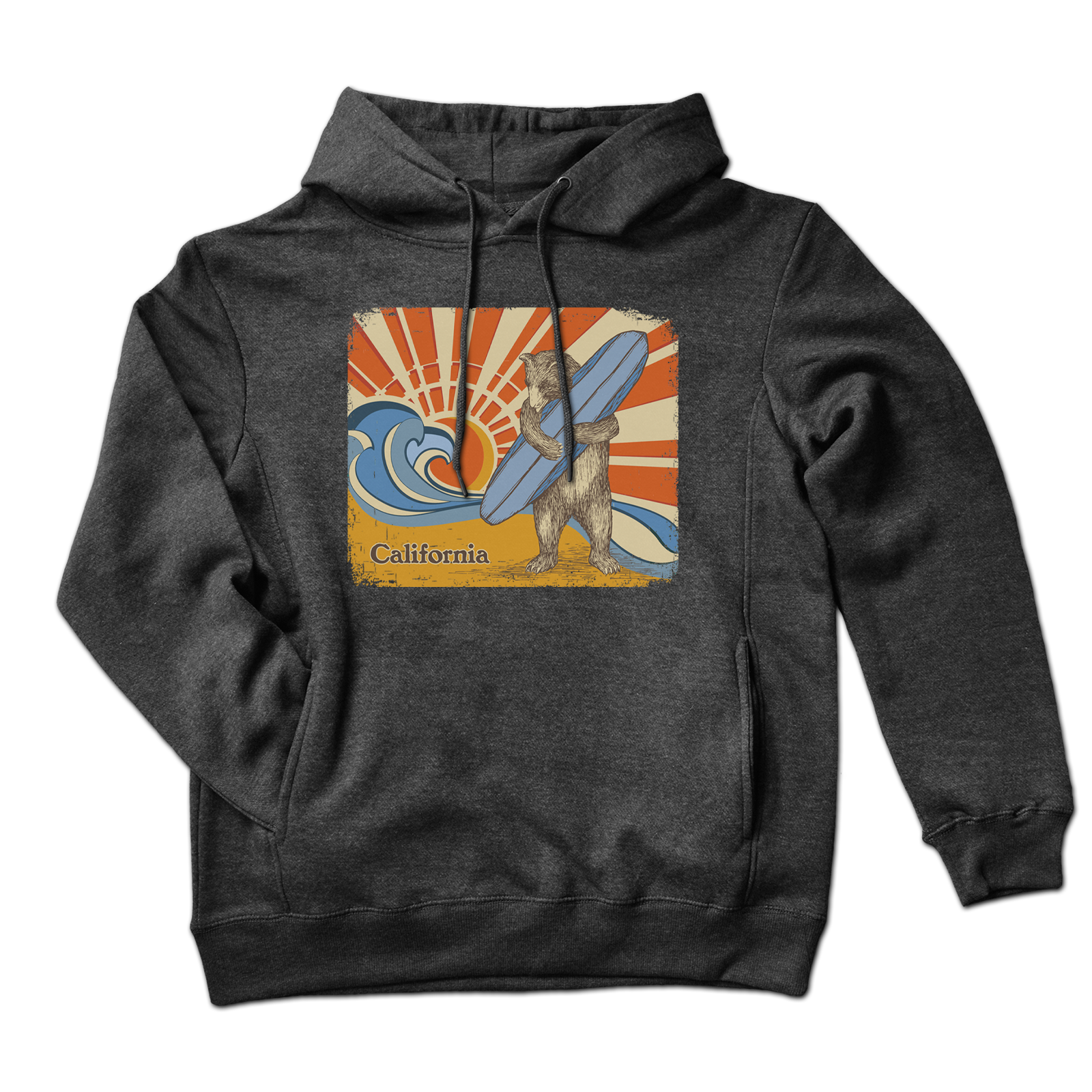 Charcoal Pullover Hoodie, Assorted Styles