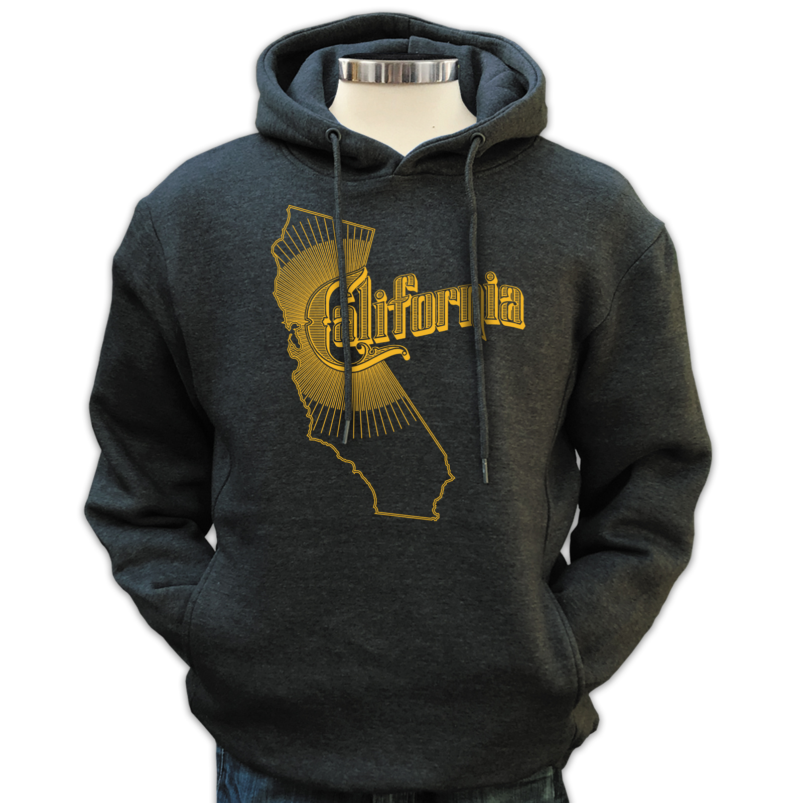 Vintage Graphic California Pullover Hoodie