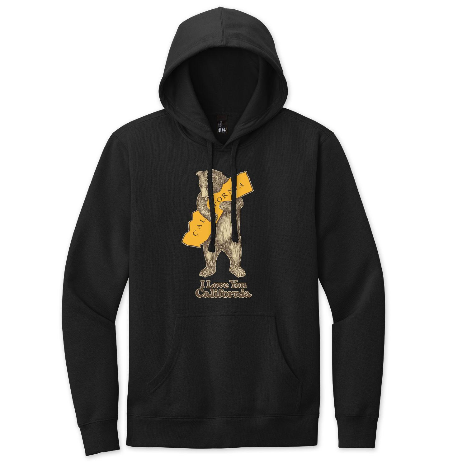 SF Mercantile California Bear Hug Pullover Fleece Hoodie