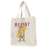 SF Mercantile RESIST CA Bear Large Canvas Shopping Tote