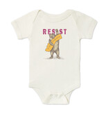 SF Mercantile RESIST CA Bear Onesie, Cream