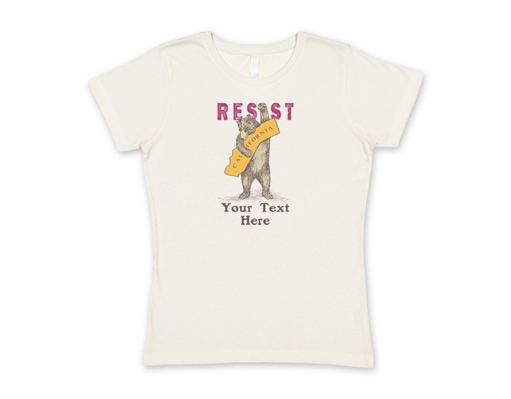 SF Mercantile CA Resist Bear Custom Women's Tee