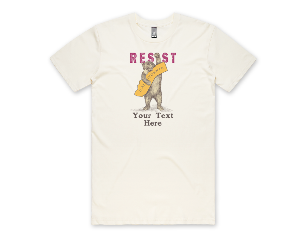 SF Mercantile CA Resist Bear Custom Unisex Tee