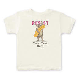 SF Mercantile CA Resist Bear Custom Kids Tee
