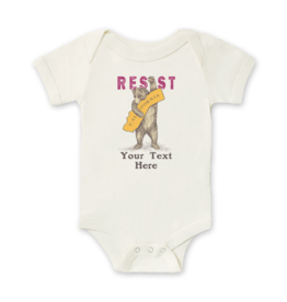 SF Mercantile CA Resist Bear Custom Onesie