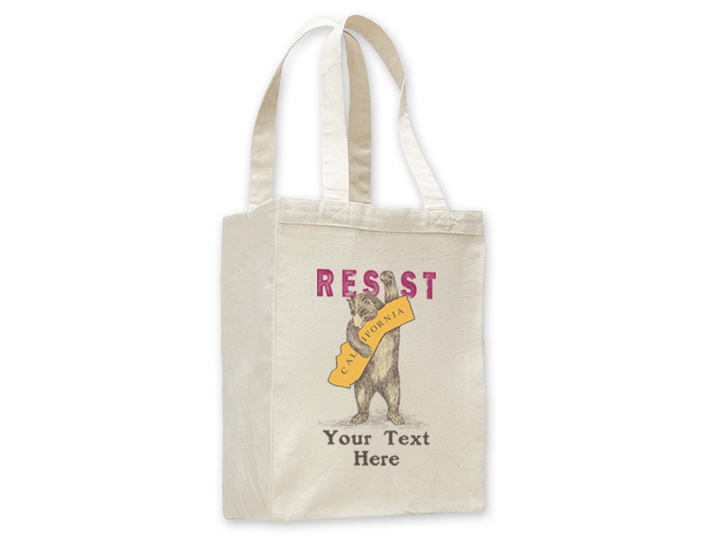 SF Mercantile CA Resist Bear Custom Totes