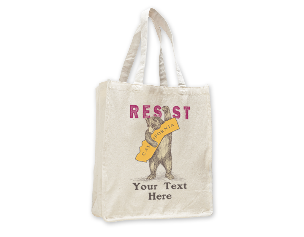 SF Mercantile CA Resist Bear Custom Totes