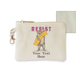 SF Mercantile CA Resist Bear Custom Lined Coin Purse