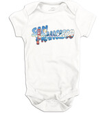 Modern Retro San Francisco Onesie