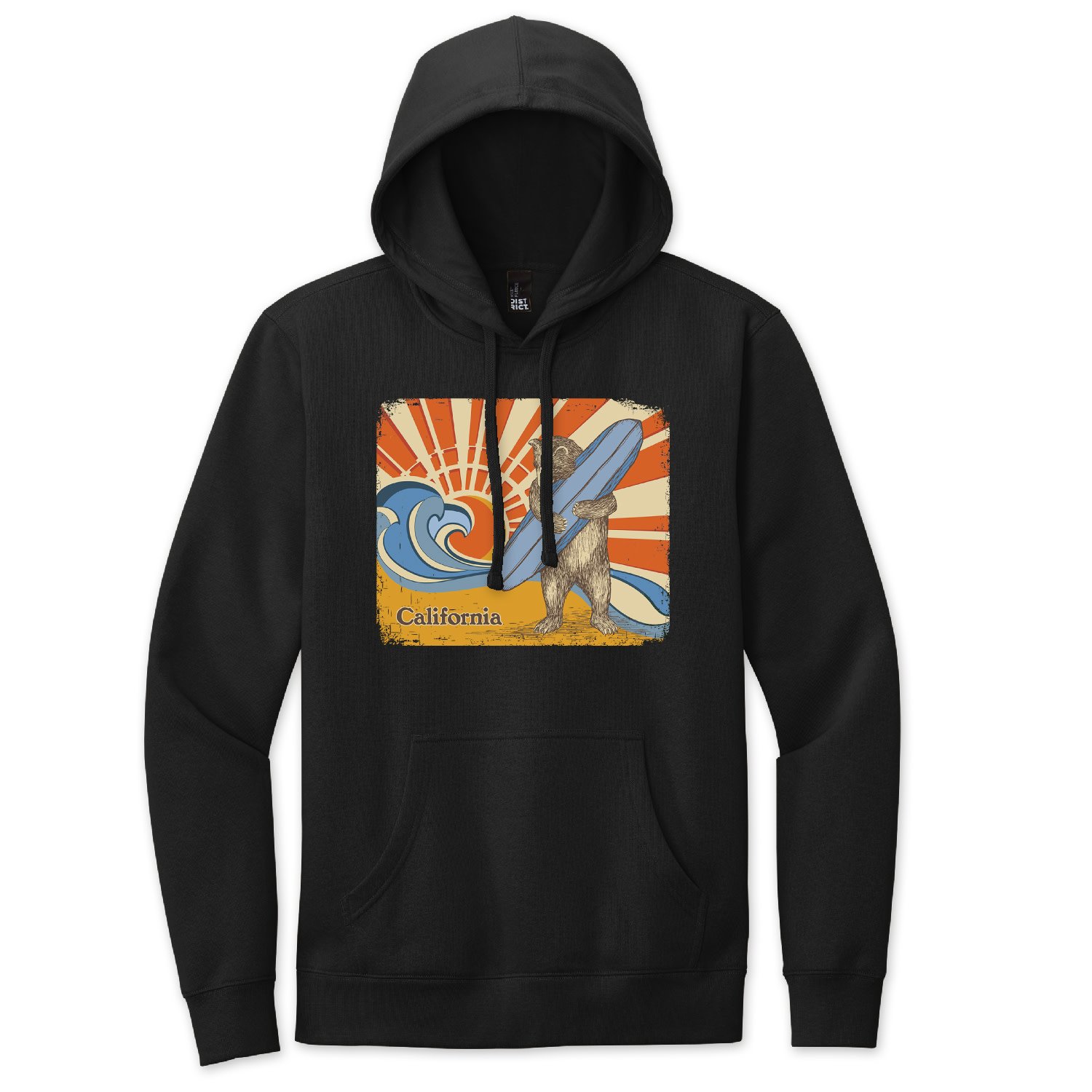 SF Mercantile Sun & Surf Bear Fleece Pullover Hoodie