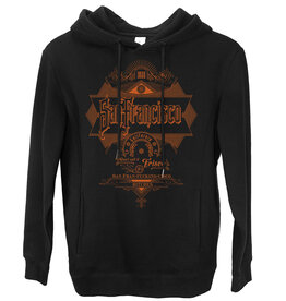 Vintage Graphic San Francisco Unisex Pullover Hoodie R-rated Black 2XL