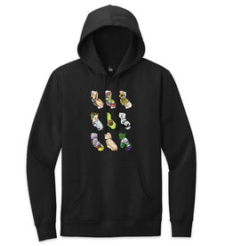 SF Mercantile Cali-foodie Black Pullover Fleece Hoodie