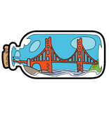 SF Mercantile GGB in Bottle Black Pullover Fleece Hoodie