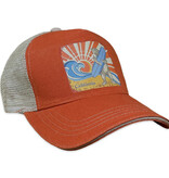 SF Mercantile Surf Bear Distressed Trucker Hat