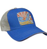SF Mercantile Surf Bear Distressed Trucker Hat
