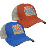 SF Mercantile Surf Bear Distressed Trucker Hat