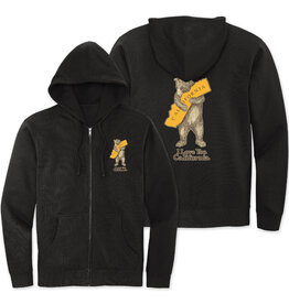 SF Mercantile California Bear Hug Zip Fleece Hoodie