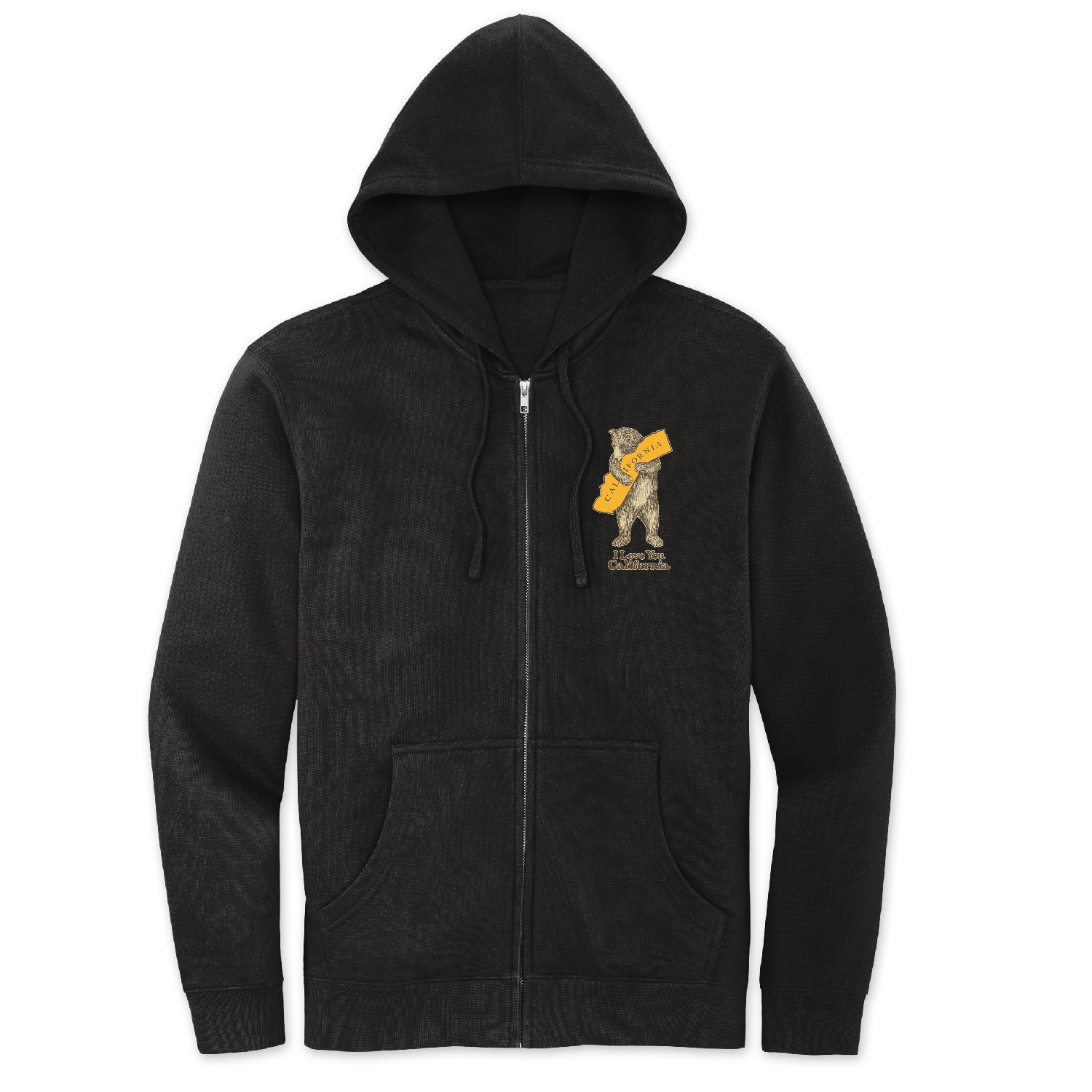 SF Mercantile California Bear Hug Zip Fleece Hoodie